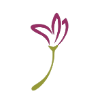 Transparent background flower logo